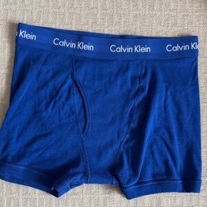 Calvin Klein Men's Royal Blue Boxer Briefs, Medium